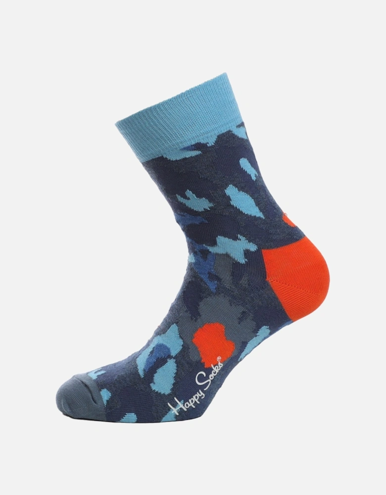 Leopard Half Crew Socks