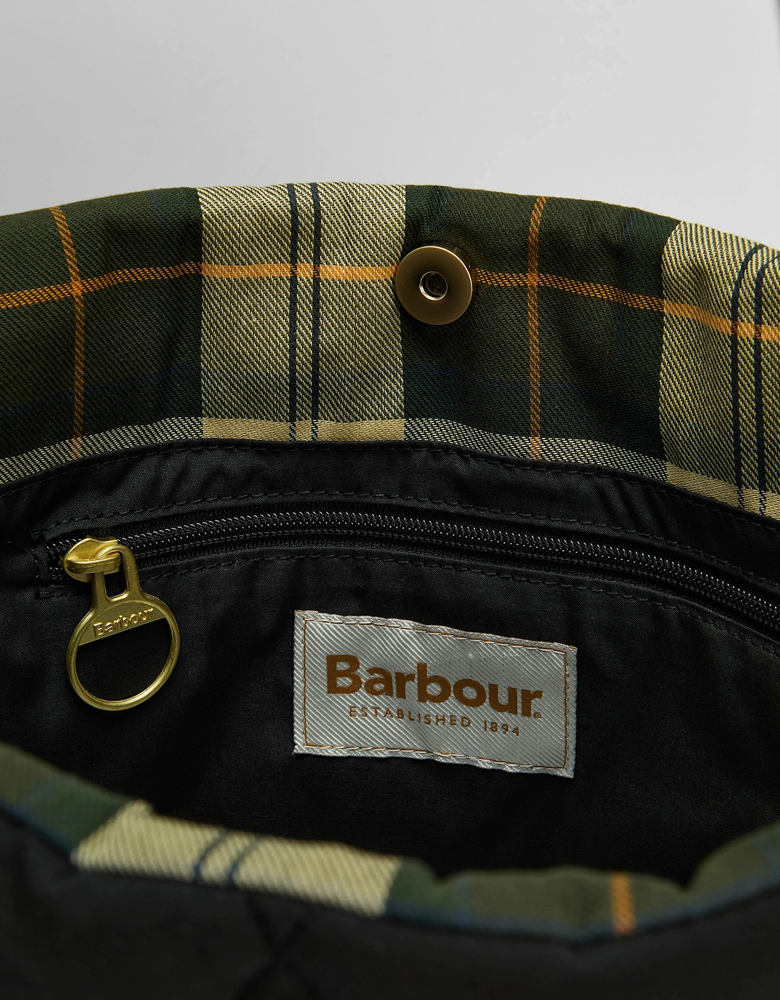 Mariah Womens Quilted Tote Bag - Black/Ancient