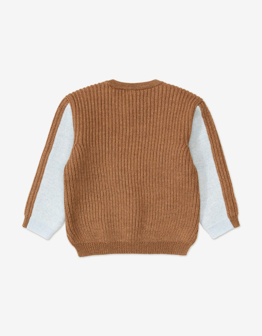 Baby Wool Knit Squirrel Jumper in Blue