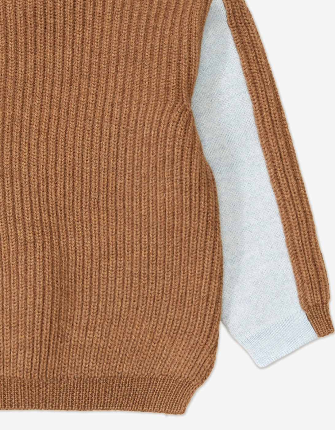 Baby Wool Knit Squirrel Jumper in Blue