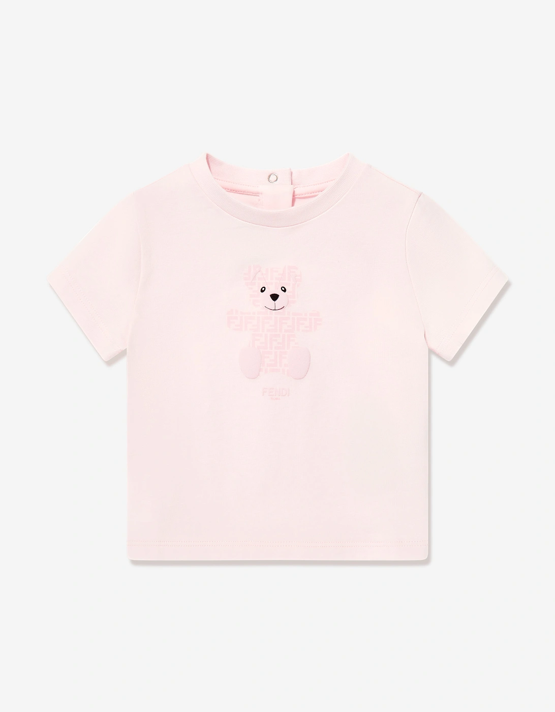 Baby Girls Teddy Bear T-Shirt in Pink, 5 of 4