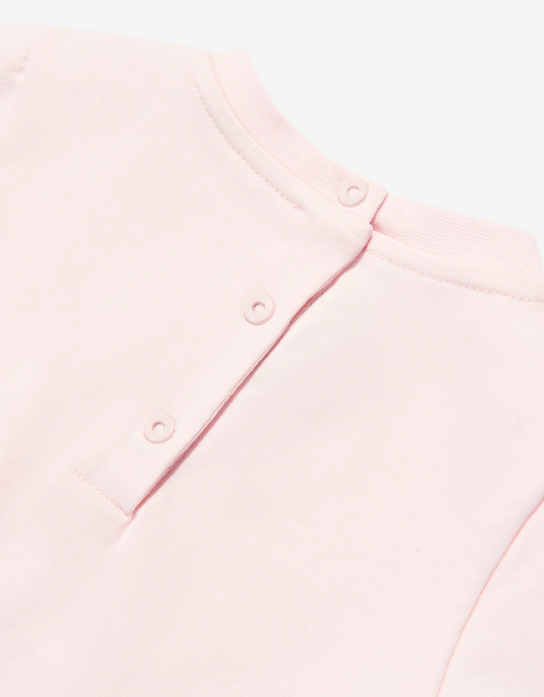 Baby Girls Teddy Bear T-Shirt in Pink