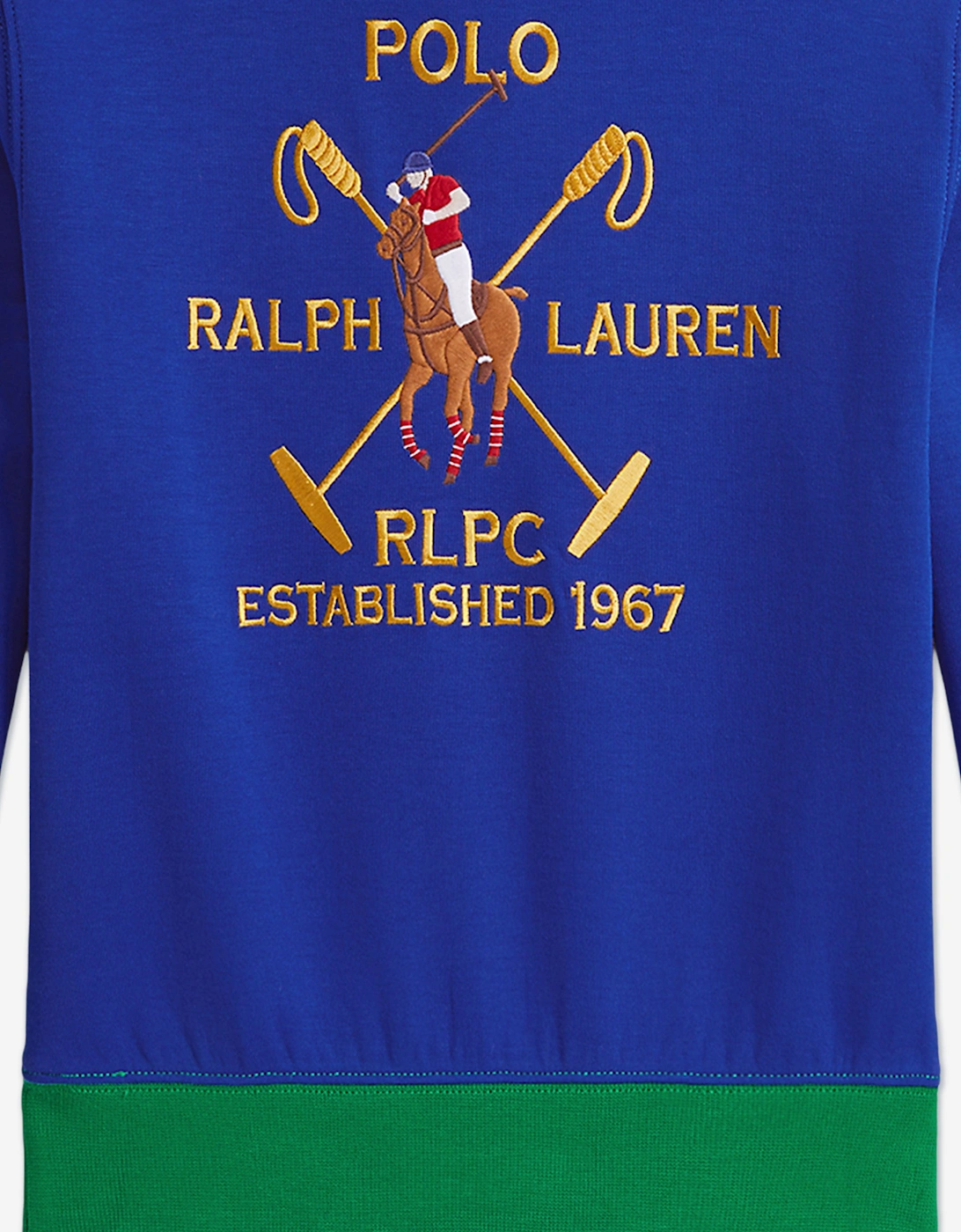 Girls Half Zip Tech Sweatshirt in Blue