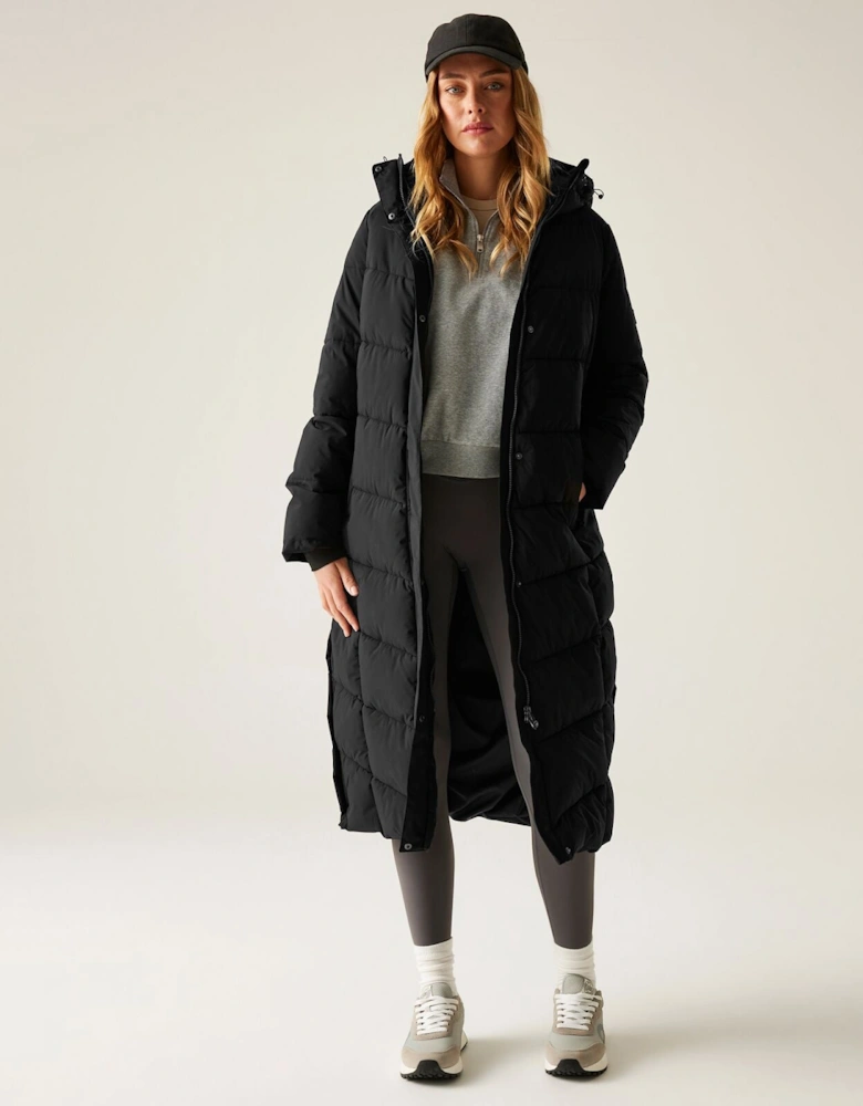 Womens Eloria Longline Quilted Padded Jacket