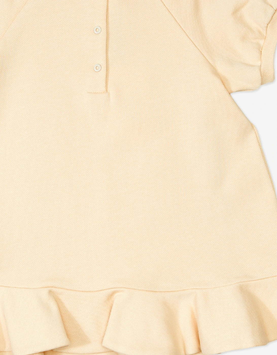 Baby Girls Slogan Sweater Dress in Ivory