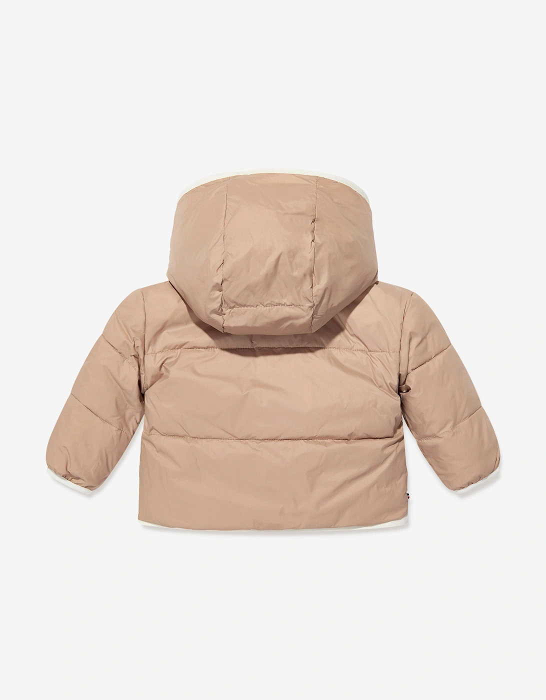 Baby Reversible Teddy Jacket in White