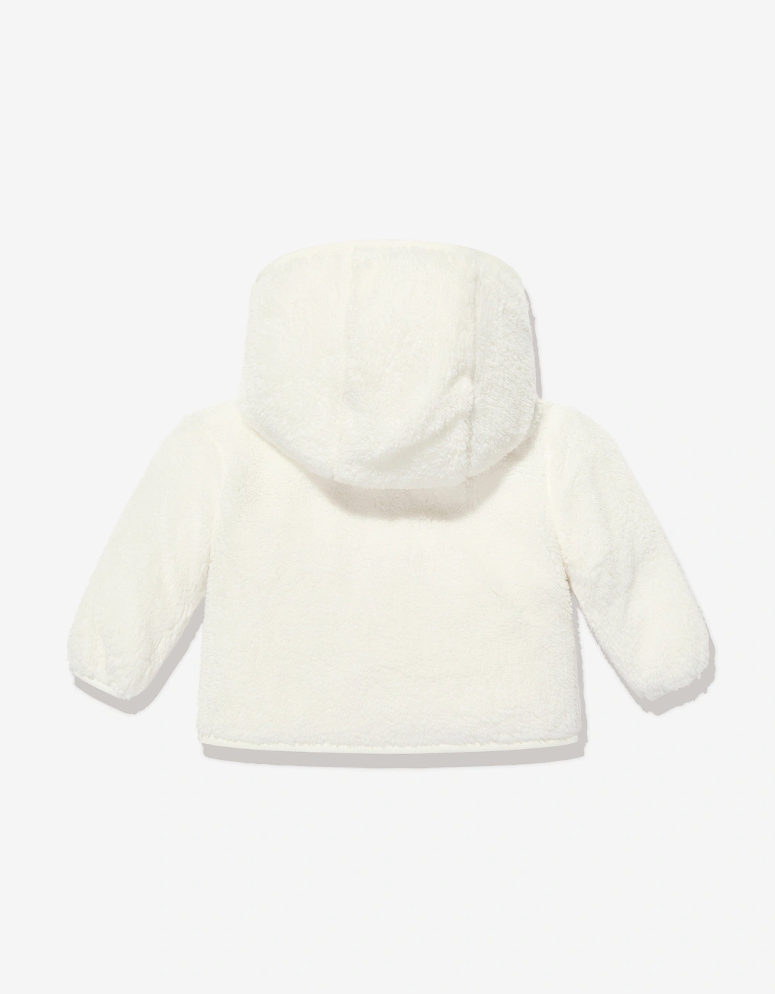 Baby Reversible Teddy Jacket in White
