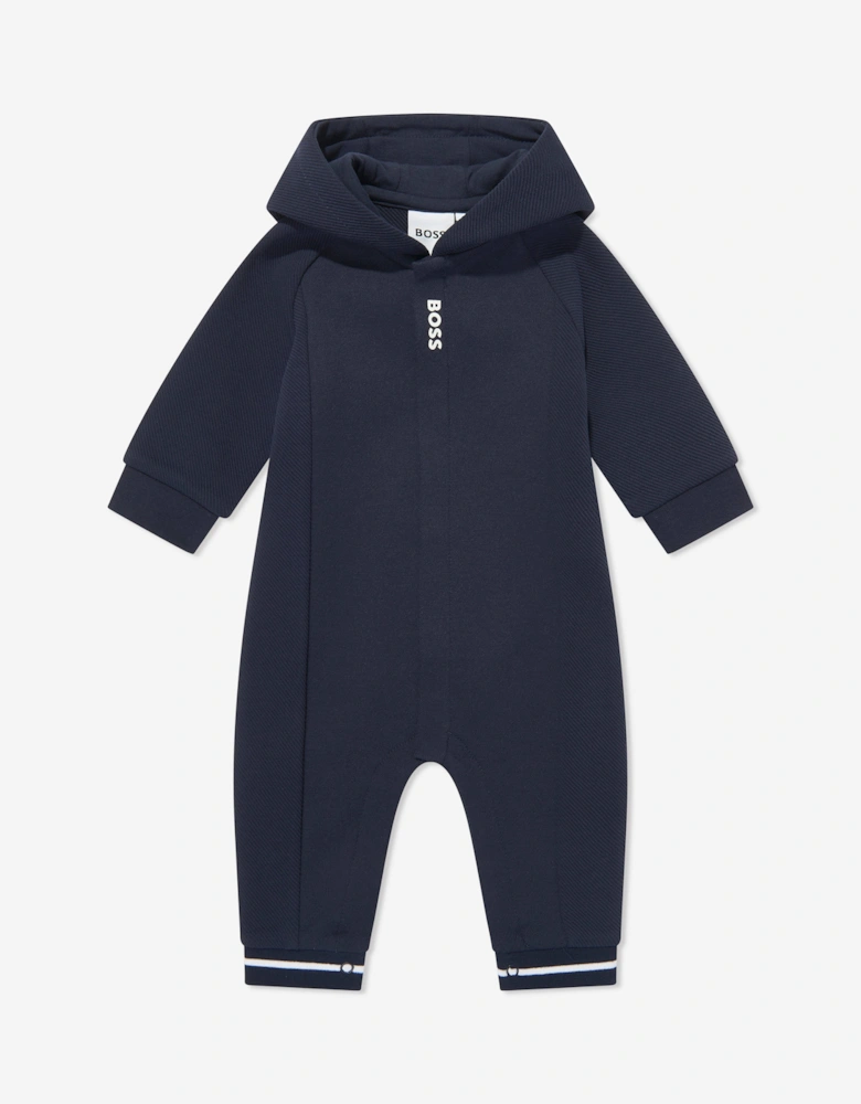 BOSS Baby Boys Hooded All In One in Navy