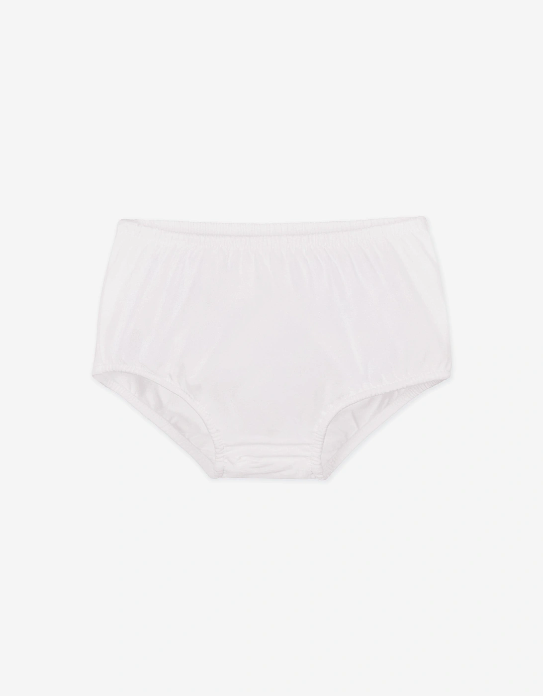 Baby Girls Polo Bear Sweater Dress in White