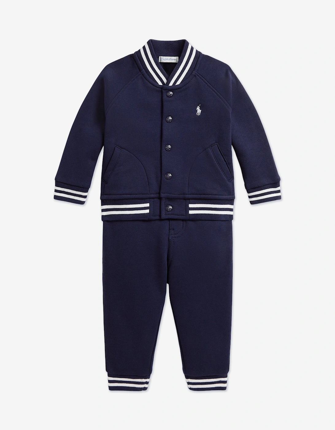 Baby Boys Logo Tracksuit in Navy, 5 of 4