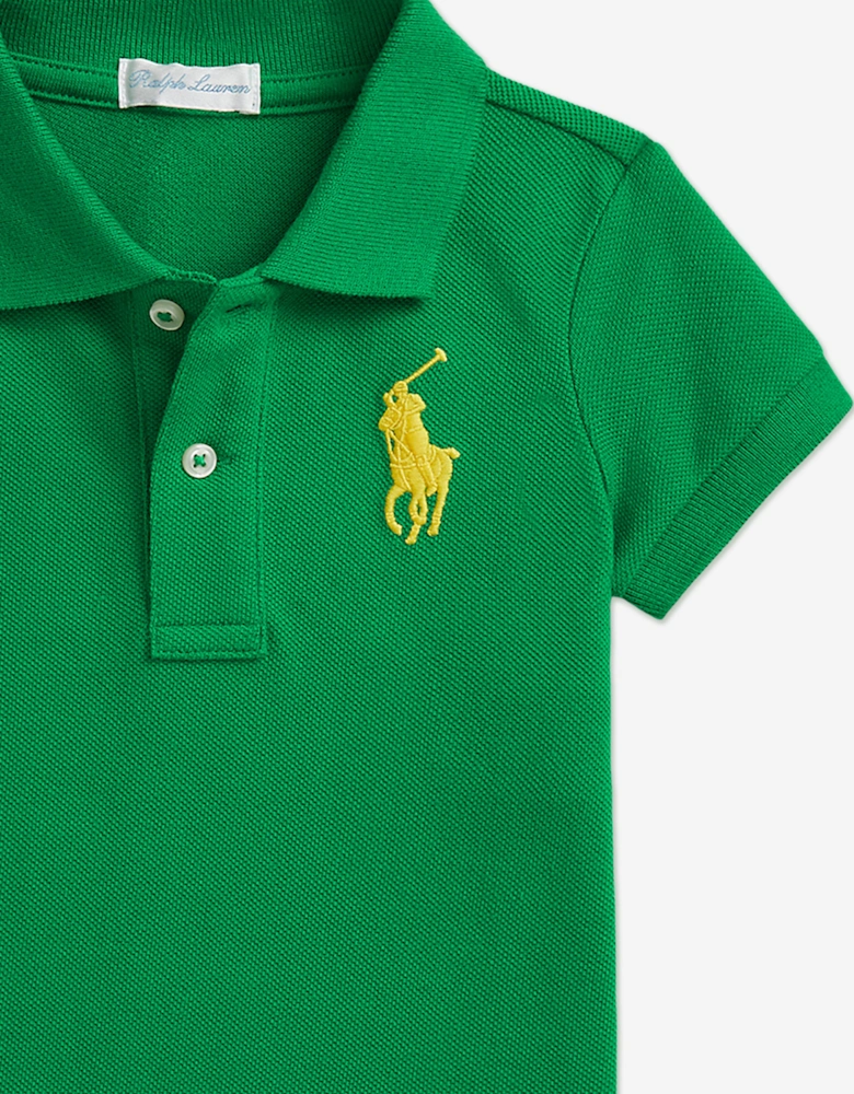 Baby Boys Logo Bodysuit in Green