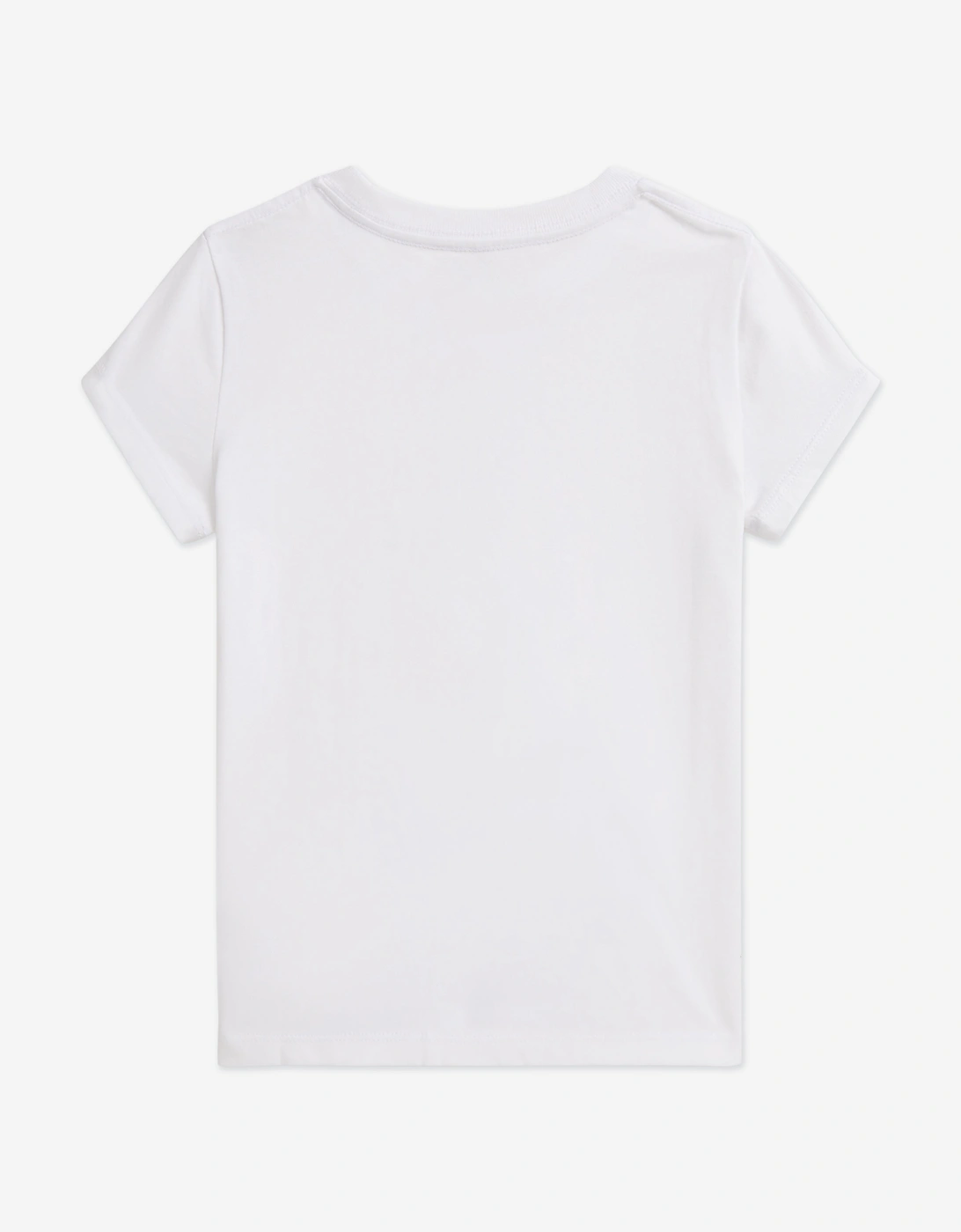 Girls Polo Bear T-Shirt in White