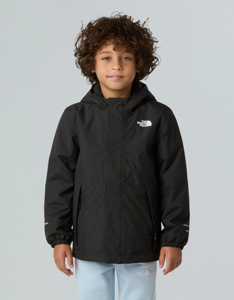 Kids Warm Antora Rain Jacket in Black