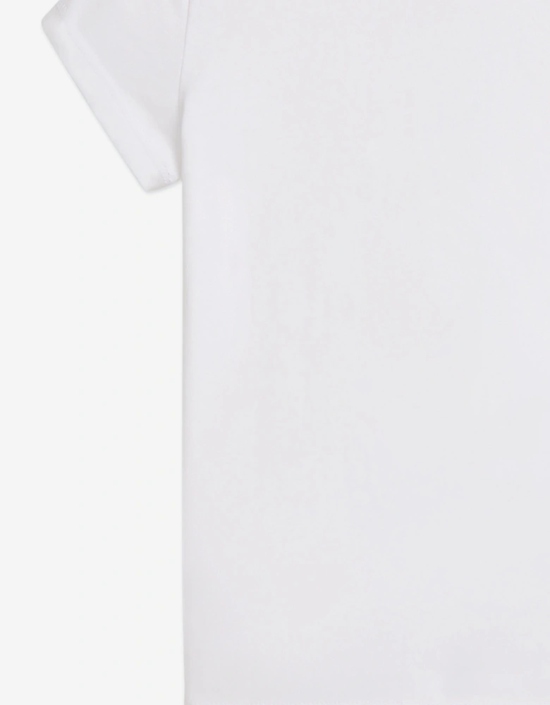 Girls Polo Bear T-Shirt in White