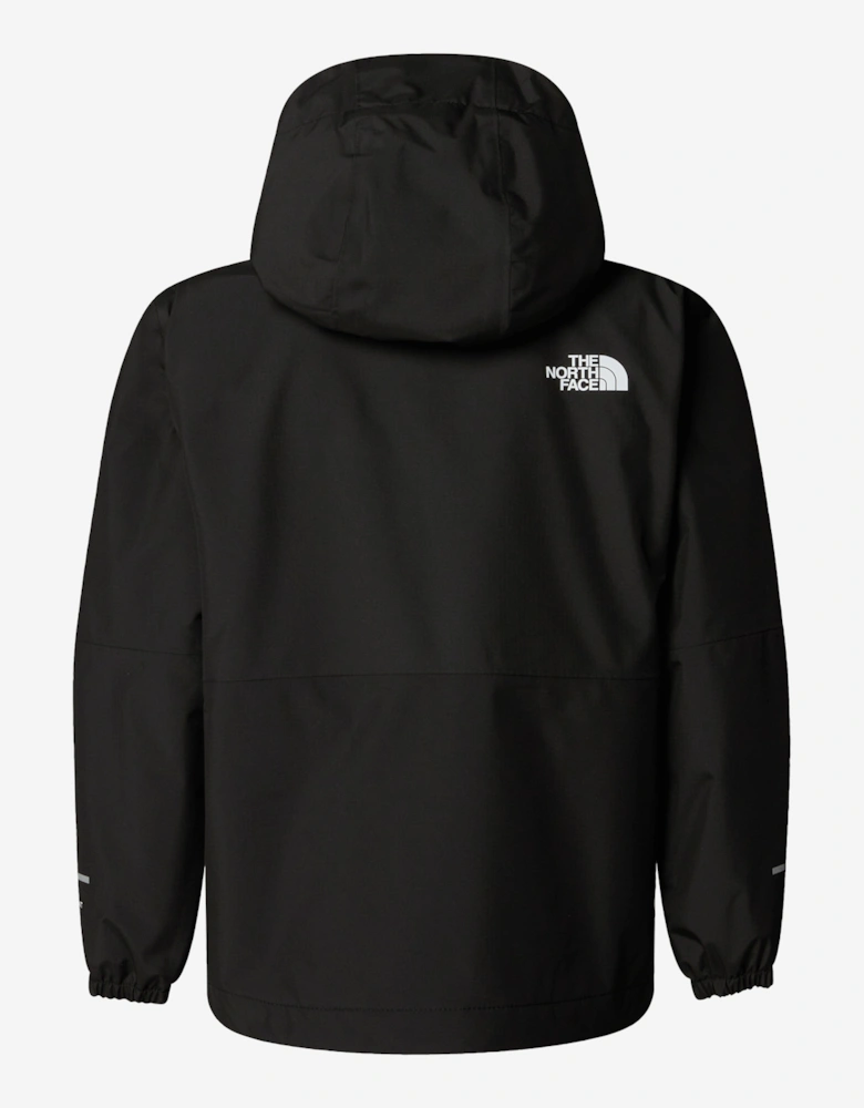 Kids Warm Antora Rain Jacket in Black