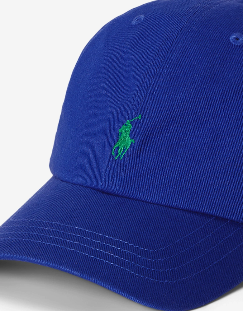 Boys Chino Twill Logo Cap in Blue