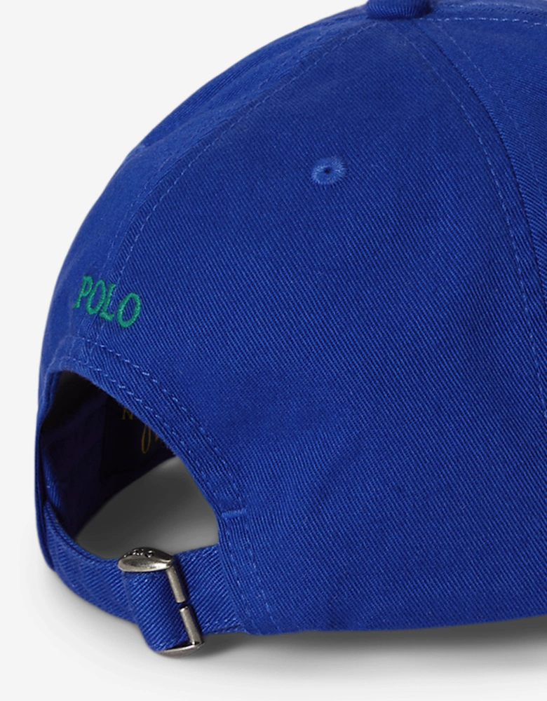Boys Chino Twill Logo Cap in Blue