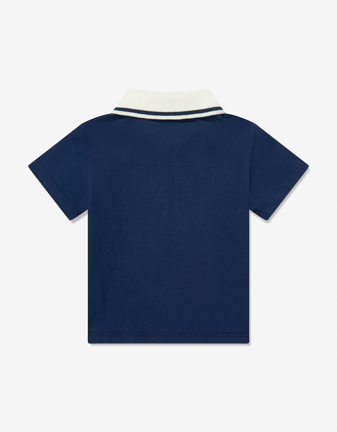 Baby Boys Jersey Polo Shirt in Navy