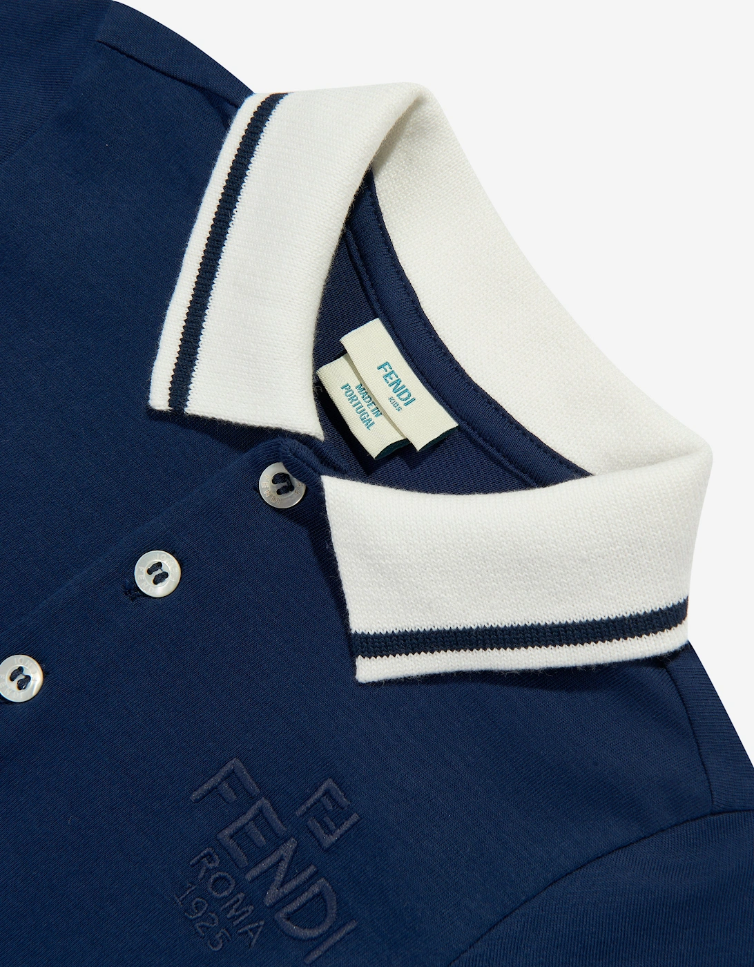 Baby Boys Jersey Polo Shirt in Navy