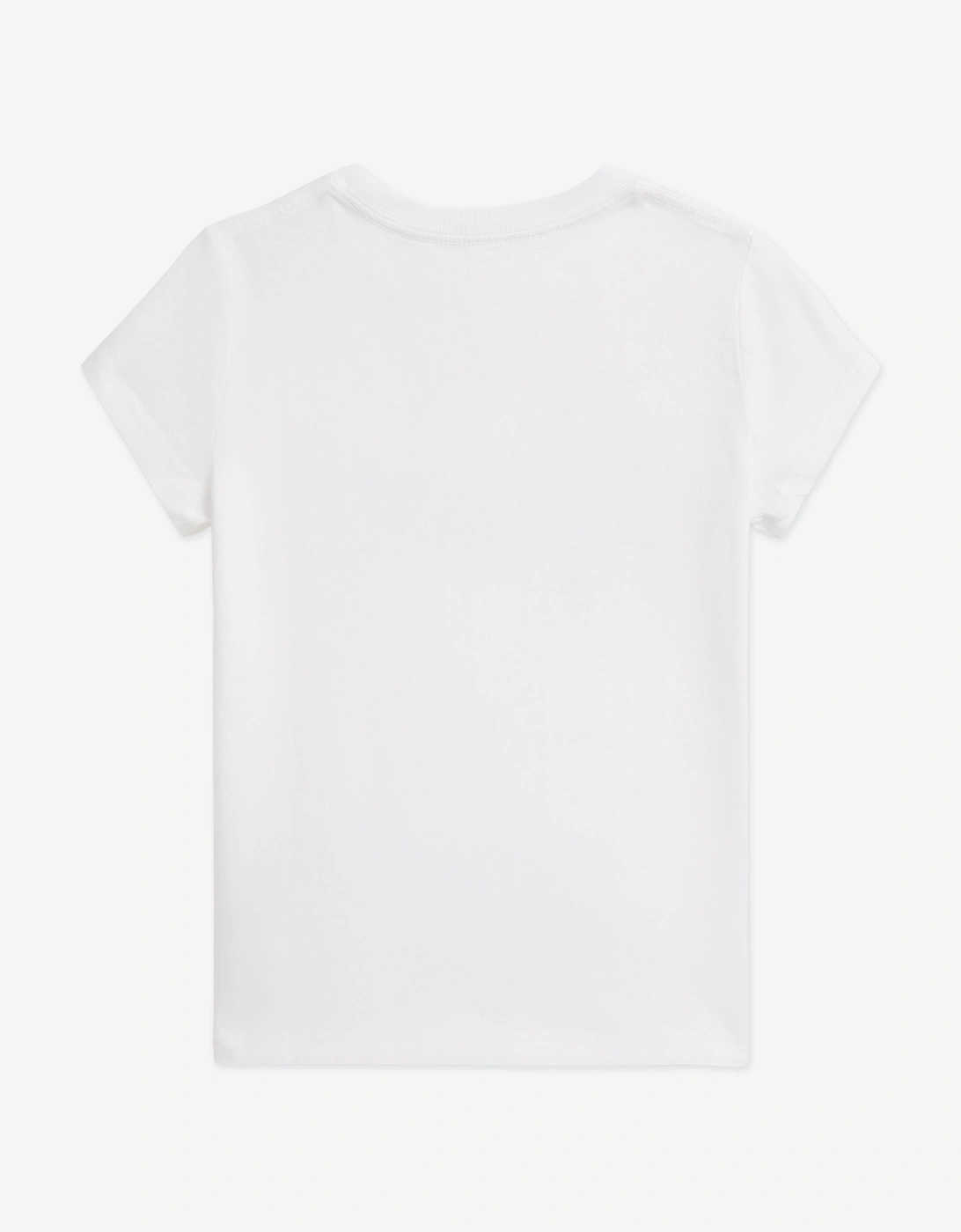 Girls Polo Bear T-Shirt in White