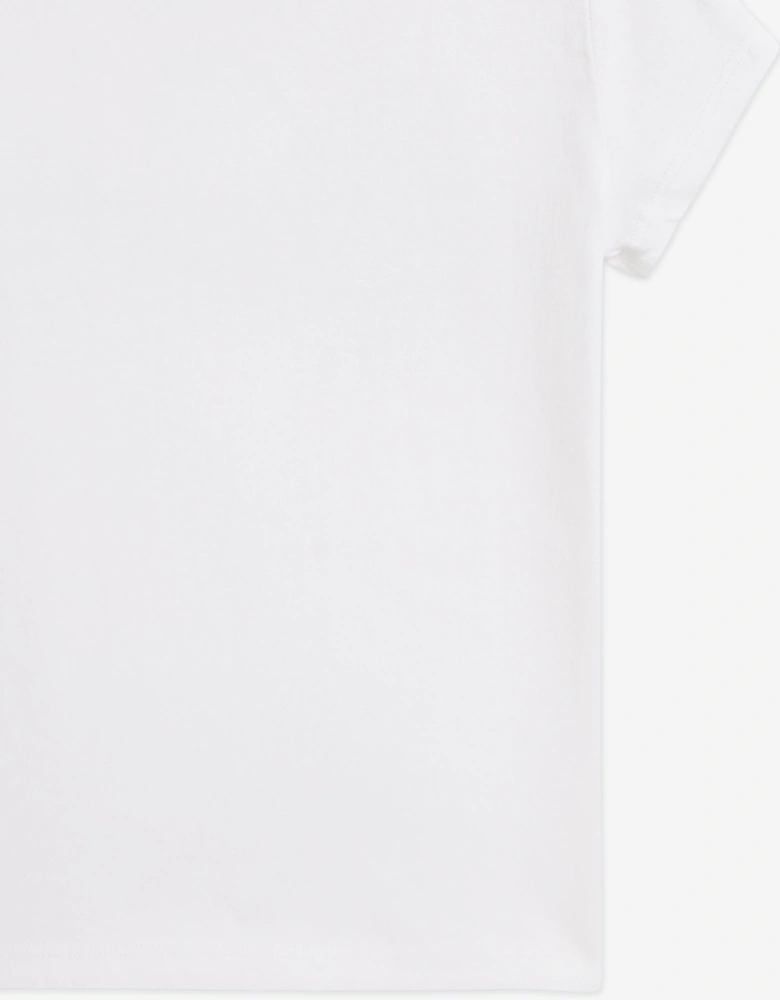 Girls Polo Bear T-Shirt in White