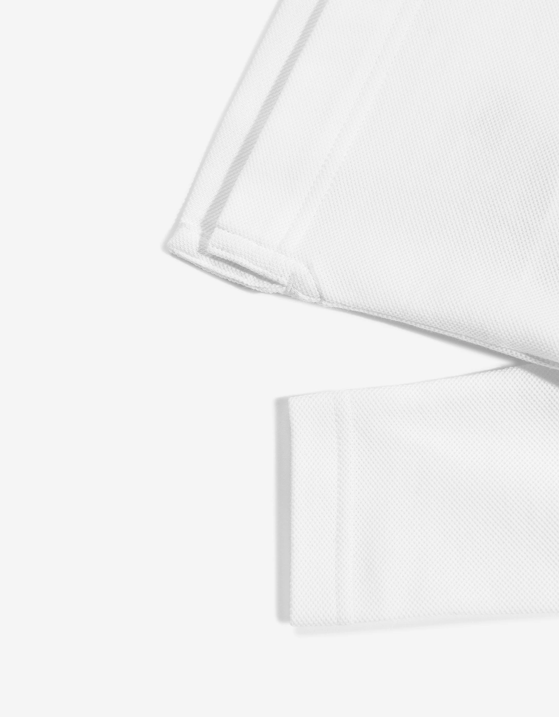 Baby Boys Mini Johane Long Sleeve Polo Shirt in White