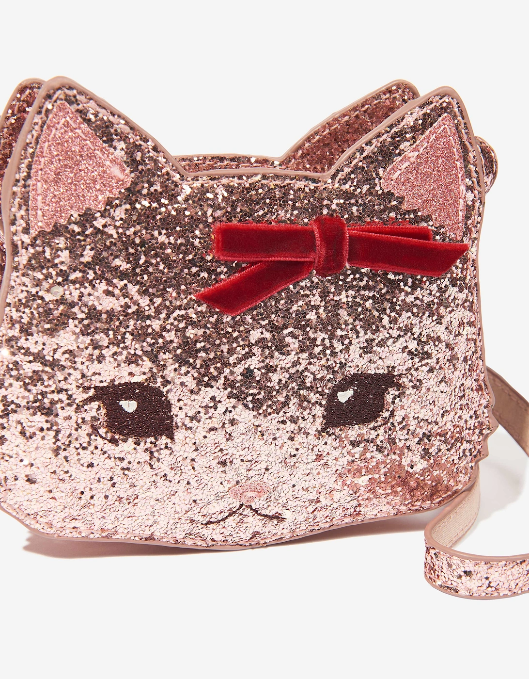 Konges Sløjd Girls Tut Kitty Shoulder Bag in Pink (136cm)