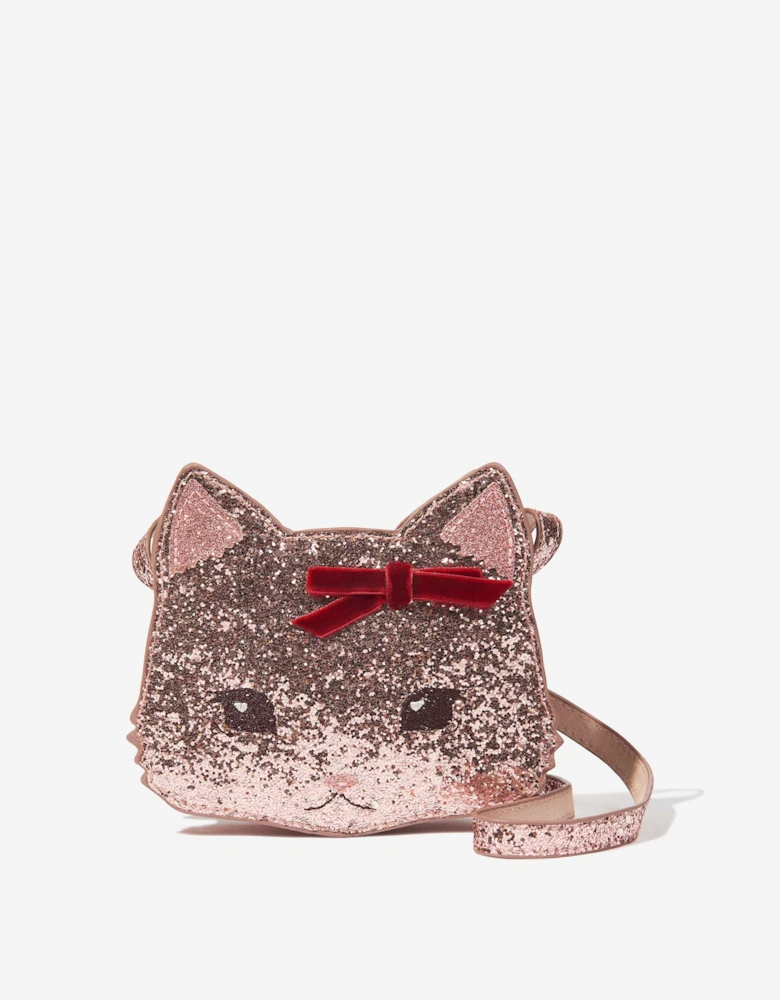 Konges Sløjd Girls Tut Kitty Shoulder Bag in Pink (136cm)