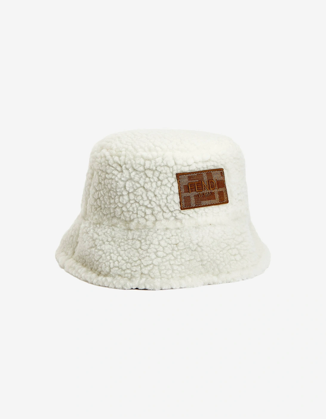Kids Reversible Roma Bucket Hat in White