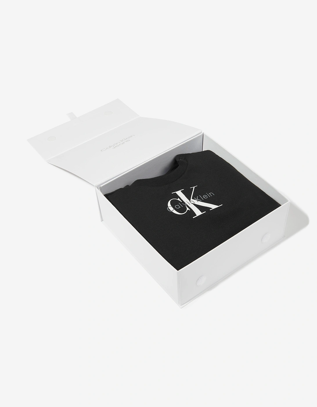 Baby Monogram Tracksuit Gift Set in Black