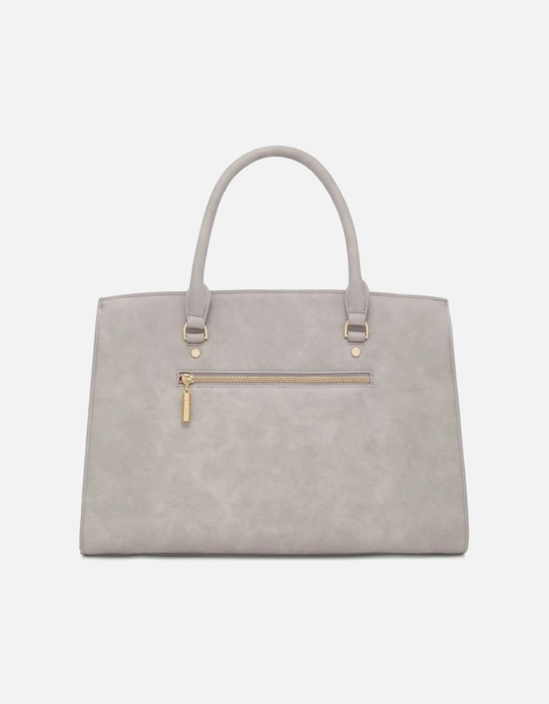 Aricia Grey Vegan Laptop Bag