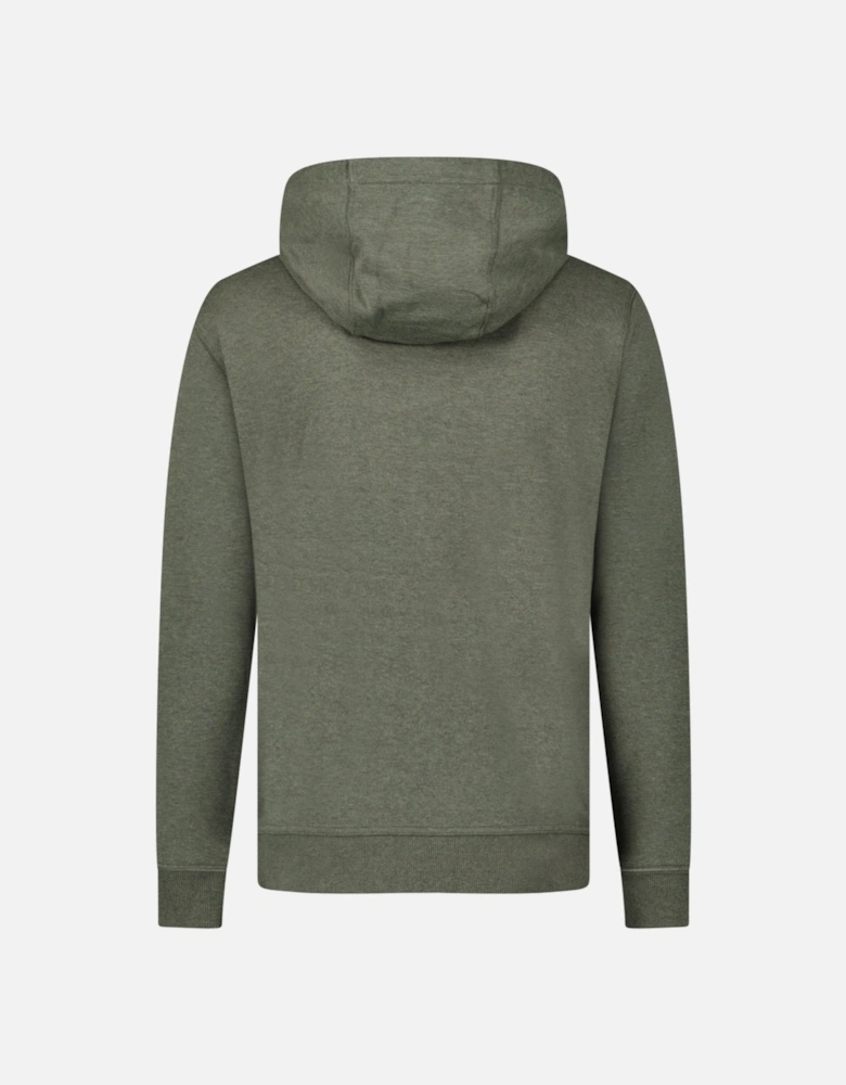 'Hove' Check Hoodie Khaki