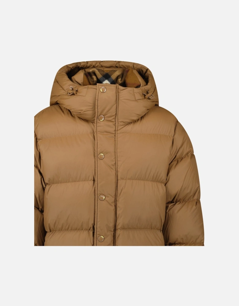 Halsby Puffer Down Jacket Brown