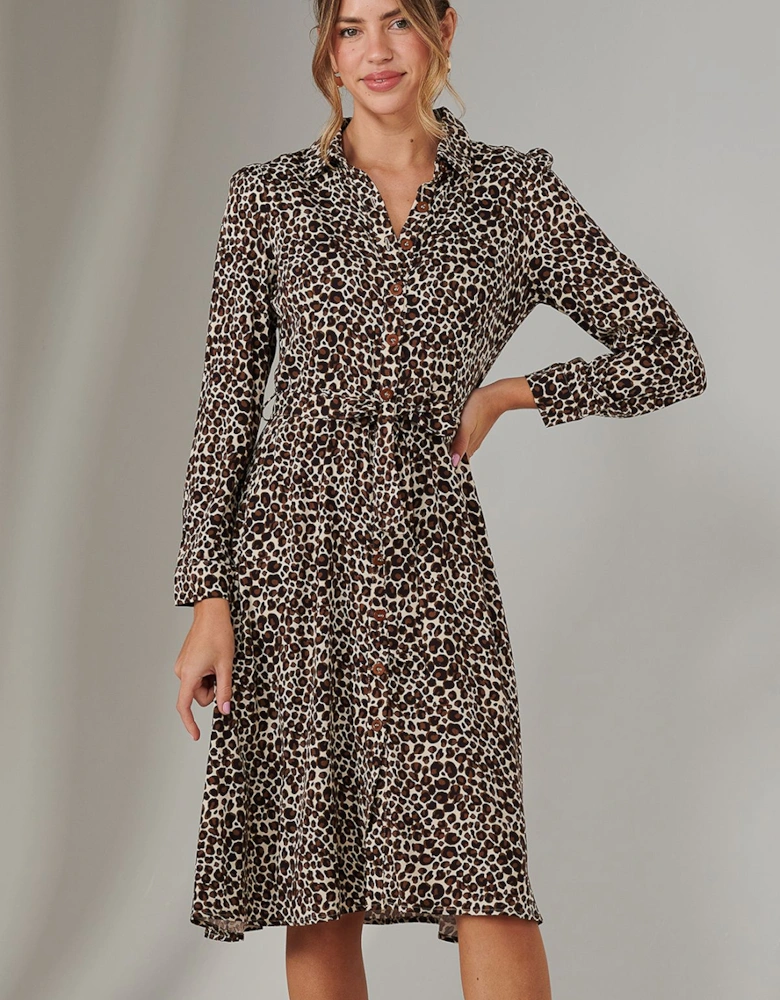 Susan Long Sleeve Shirt Dress