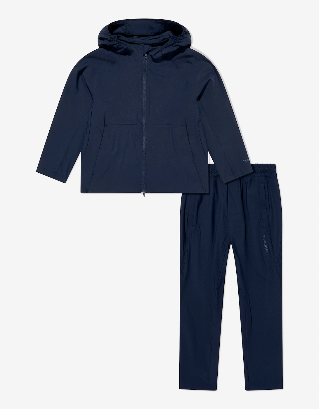 Boys Core Flow Tracksuit in Navy, 6 of 5