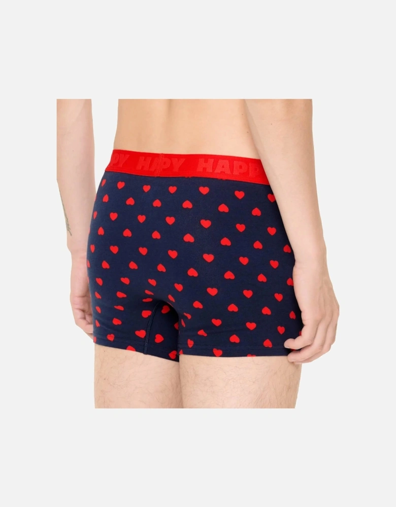 Hearts Boxer Trunk, Navy