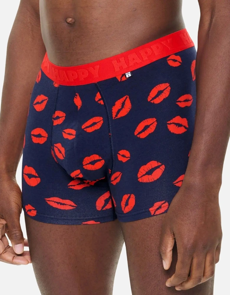Kisses Boxer Trunk, Navy