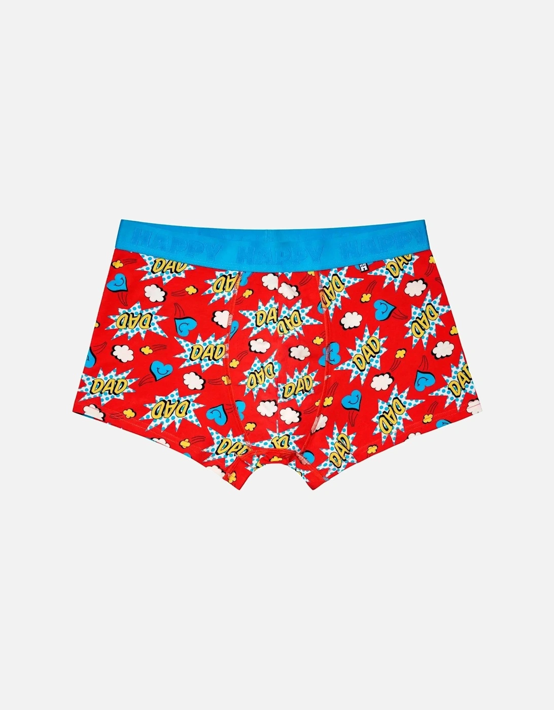 2-Pack Super Dad Boxer Trunks Gift Box, Blue/Red