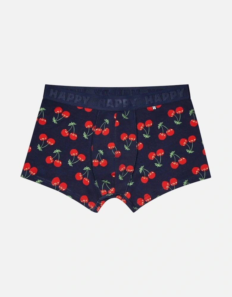Cherries Boxer Trunk, Navy