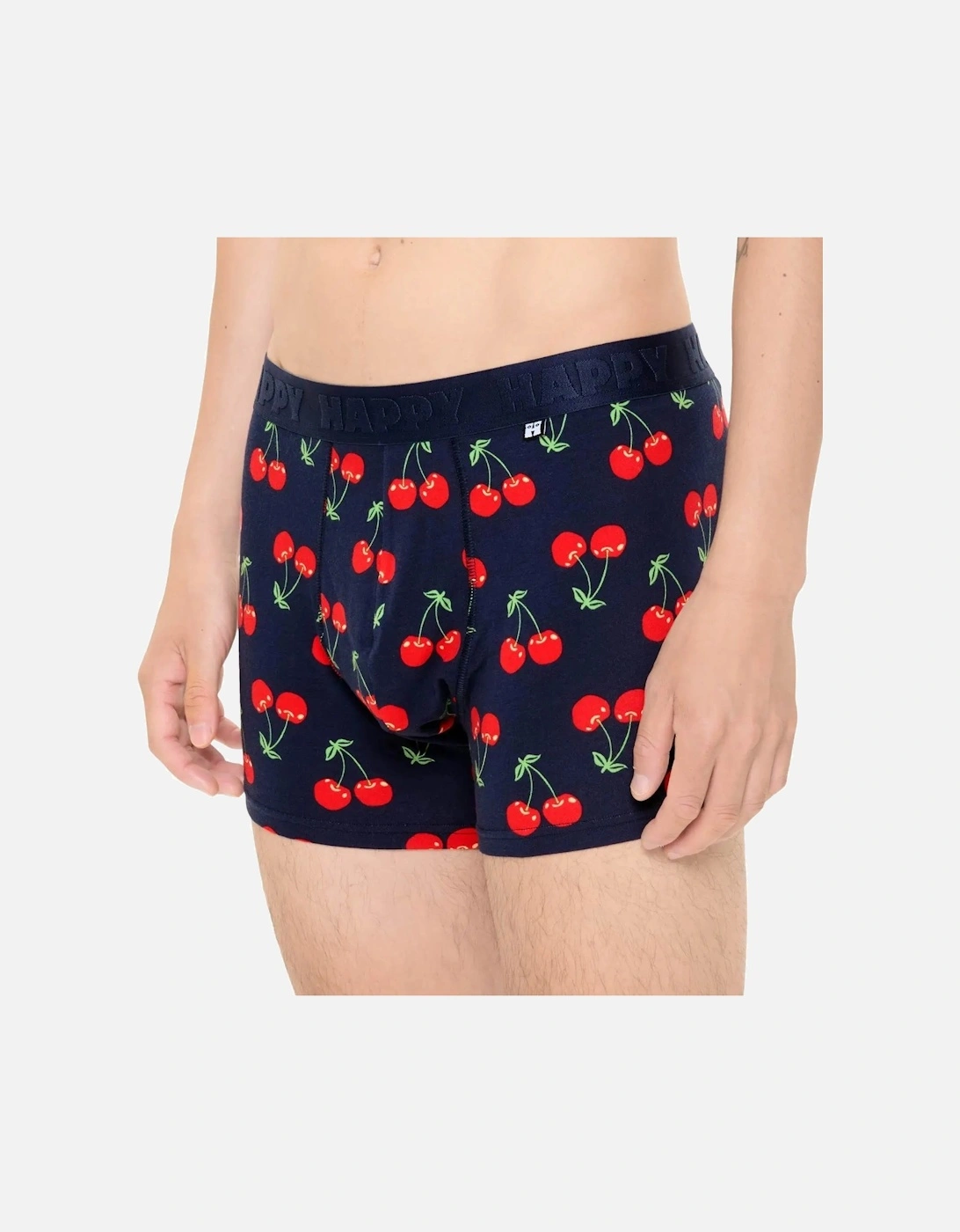 Cherries Boxer Trunk, Navy