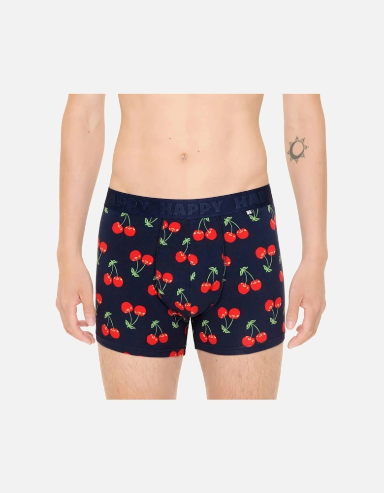 Cherries Boxer Trunk, Navy