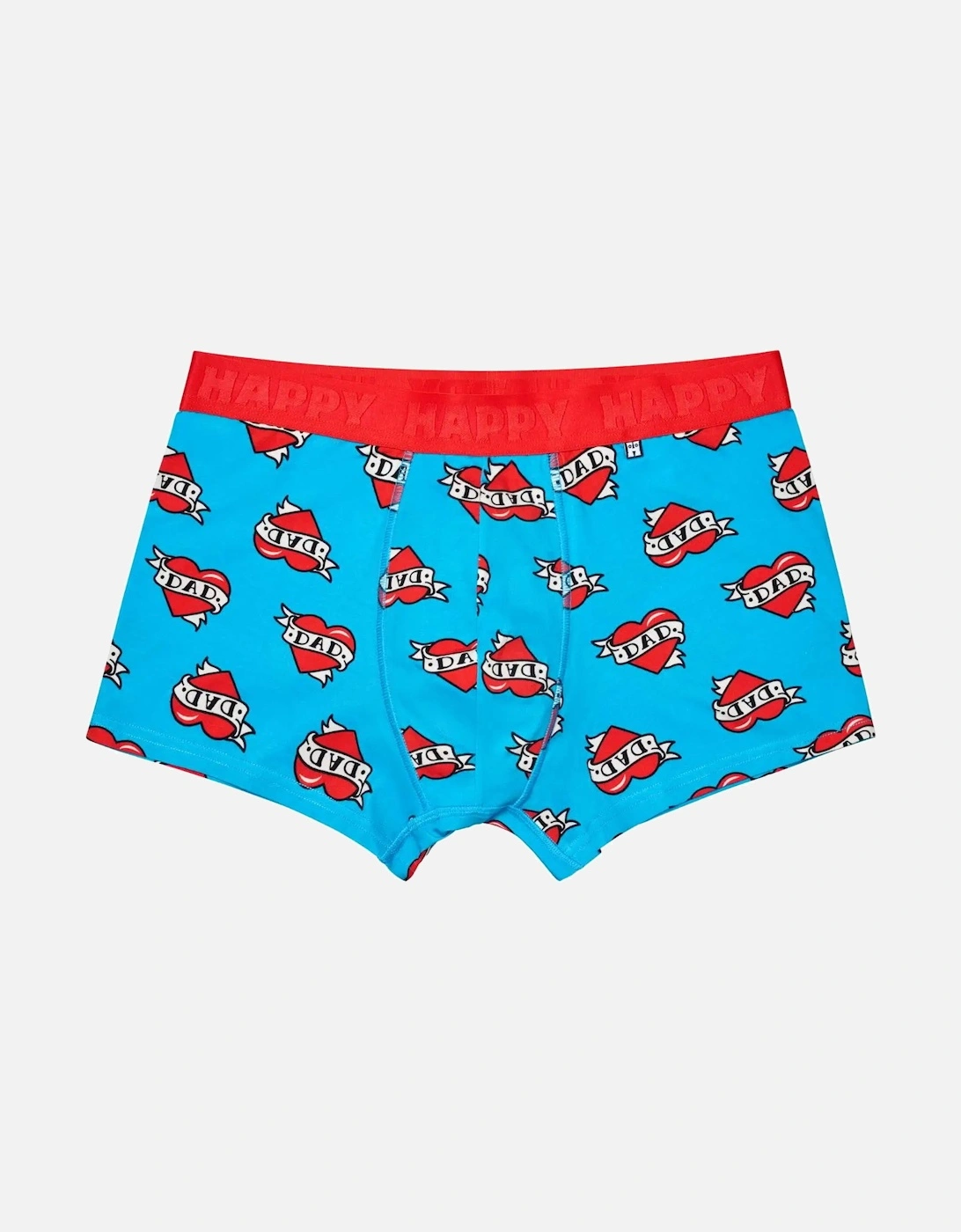 2-Pack Super Dad Boxer Trunks Gift Box, Blue/Red