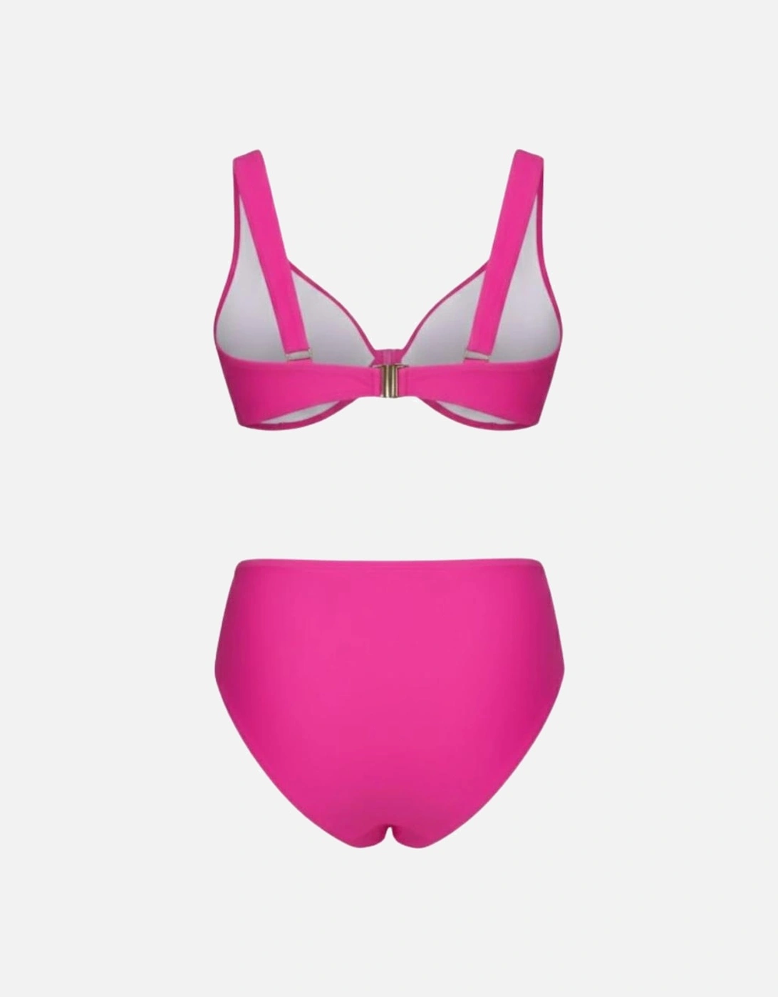 x Zandra Rhodes Nebula Shell Bikini Top - Fuchsia