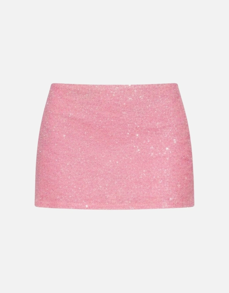 Marie Hand Beaded Premium Co-Ord Mini Skirt Multicolour