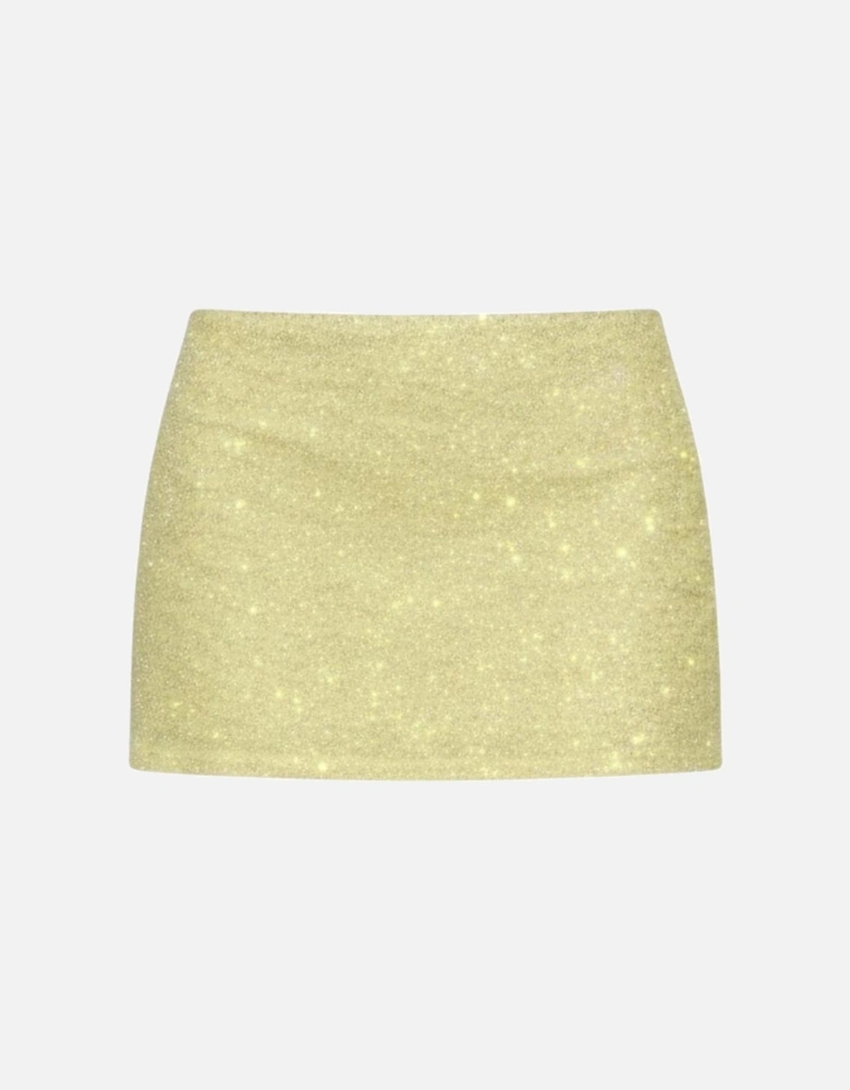 Marie Hand Beaded Premium Co-Ord Mini Skirt Multicolour