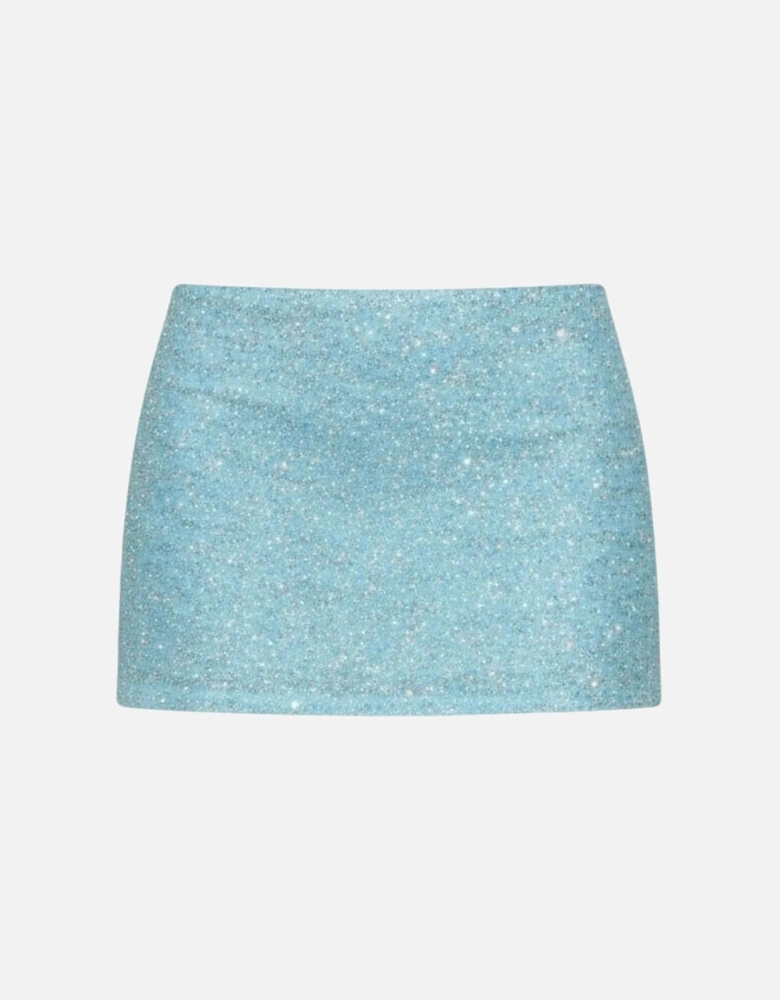 Marie Hand Beaded Premium Co-Ord Mini Skirt Multicolour