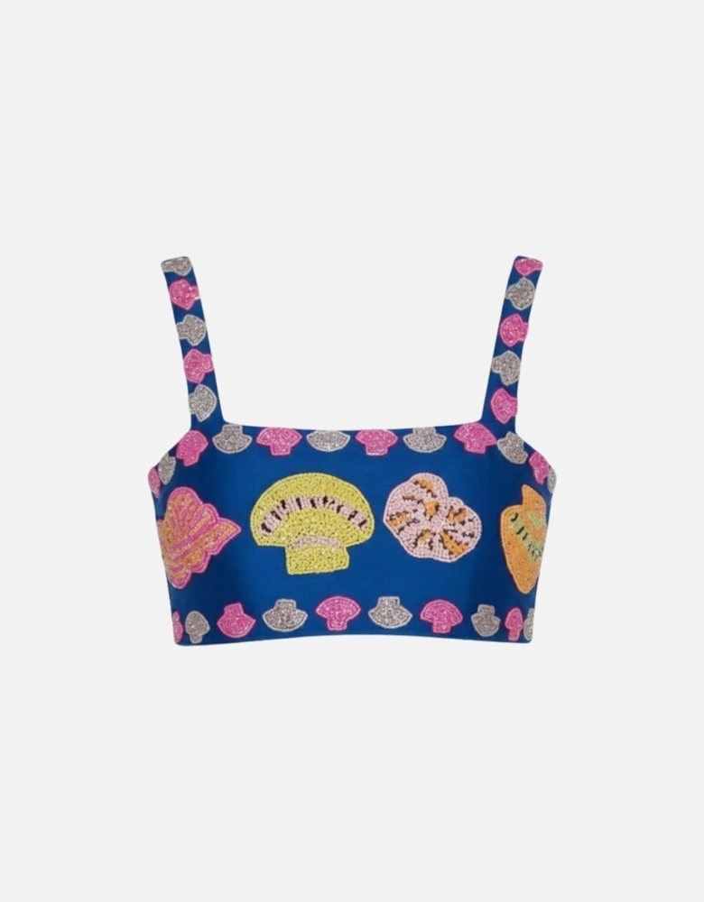 New York Hand-Embroidered Top Multicolour