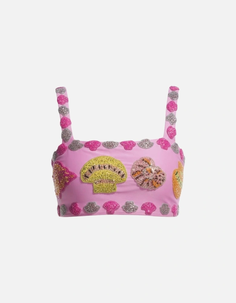 New York Hand-Embroidered Top Multicolour