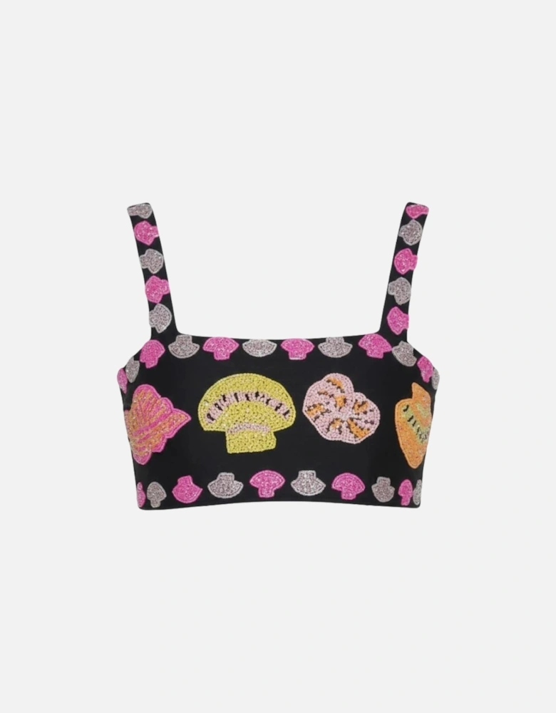 New York Hand-Embroidered Top Multicolour