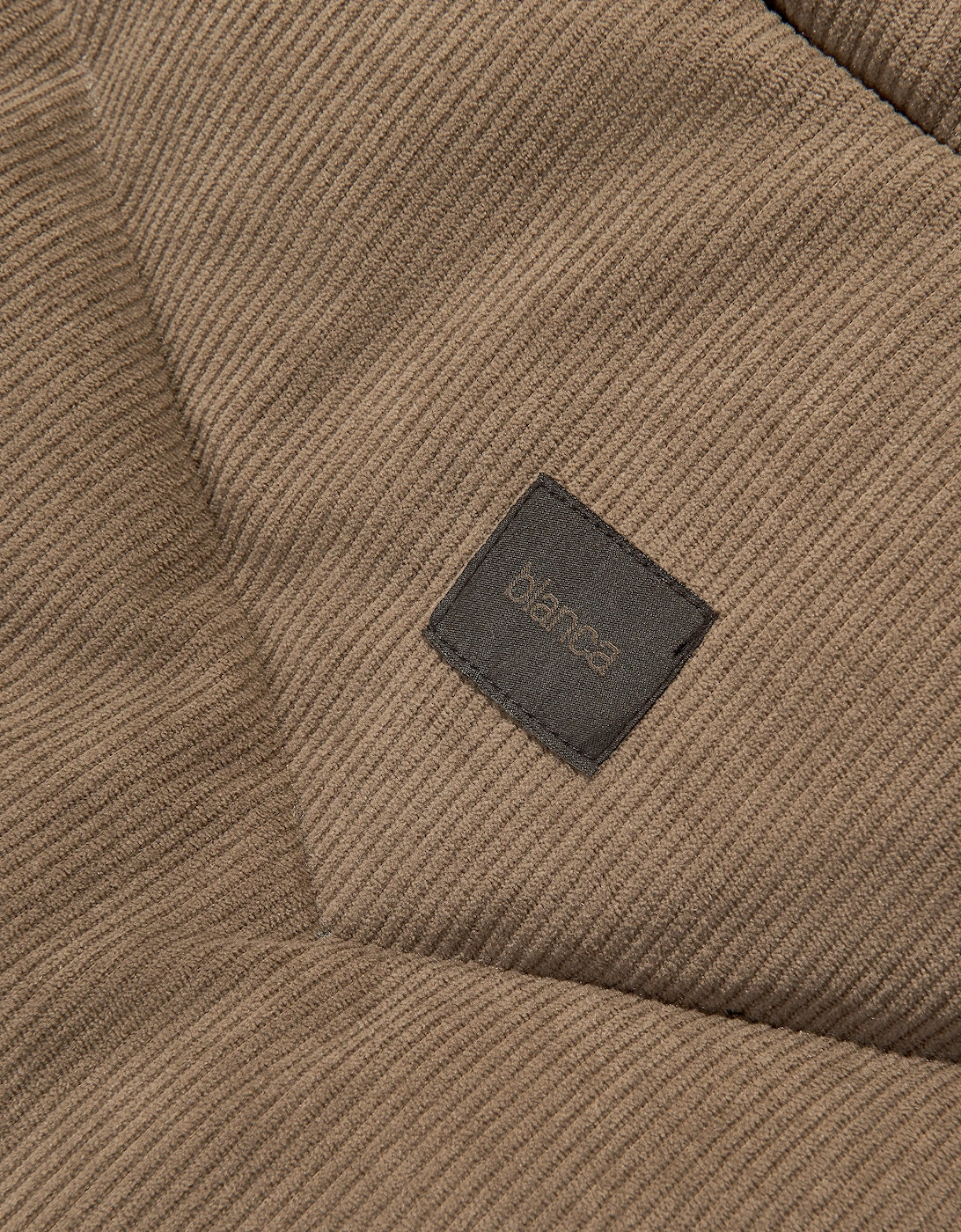 Girls Padded Velour Gilet in Brown